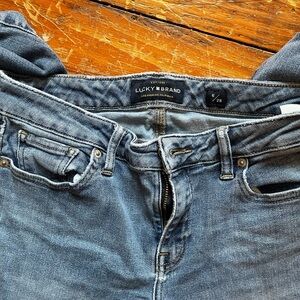 Lucky Brand Washed Blue High-Rise Denim Jeans